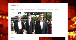 Desktop Screenshot of olofson.se