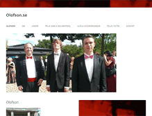 Tablet Screenshot of olofson.se